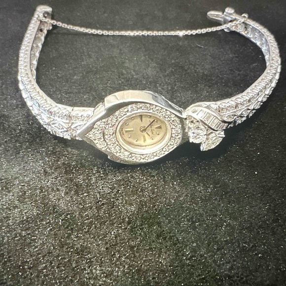 Mathey Tissot 1940 Diamond Watch Bracelet Appraised and Authenticated - Picture 6 of 8